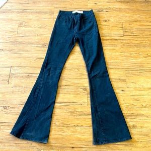 Size 27 flares faded black